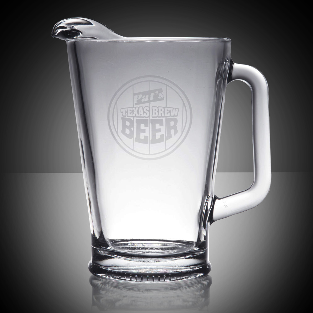 Engraved Beer Pitcher ICE T Pitcher BEER PITCHER Etched Pitcher