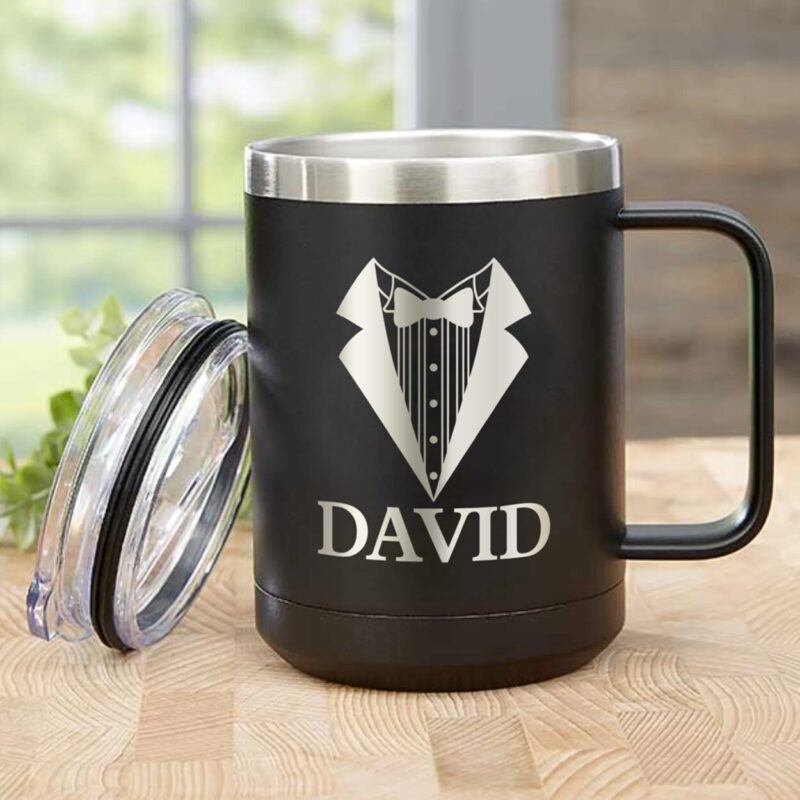 Personalized Stainless Steel Insulated 15oz Travel Mug - Image 3