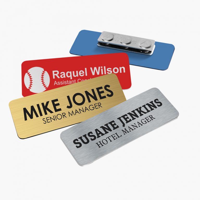 Personalized Magnetic Name Tags Crystal Images Inc 