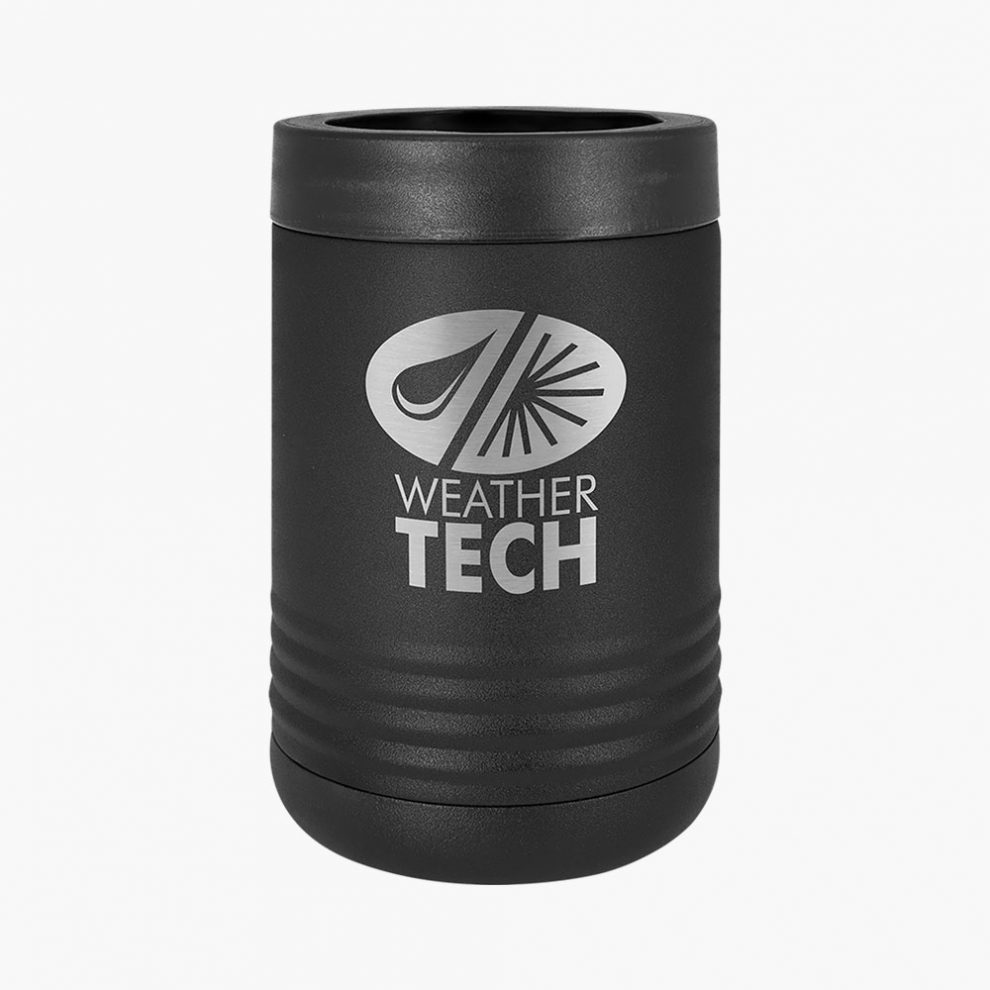 Personalized Stainless Steel Insulated Beverage Can Holder Crystal