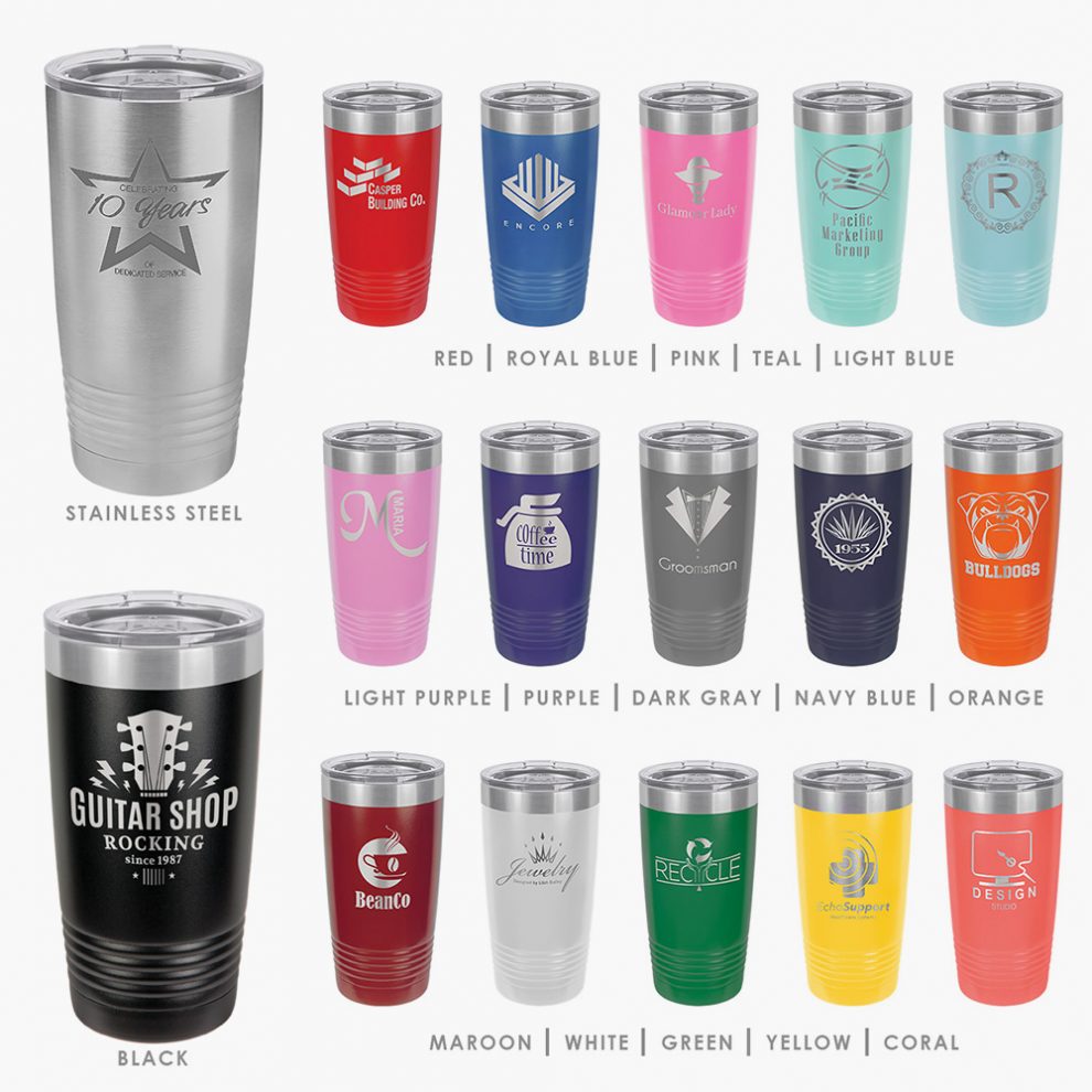 Personalized Stainless Steel Insulated 20oz Tumbler Crystal Images, Inc.