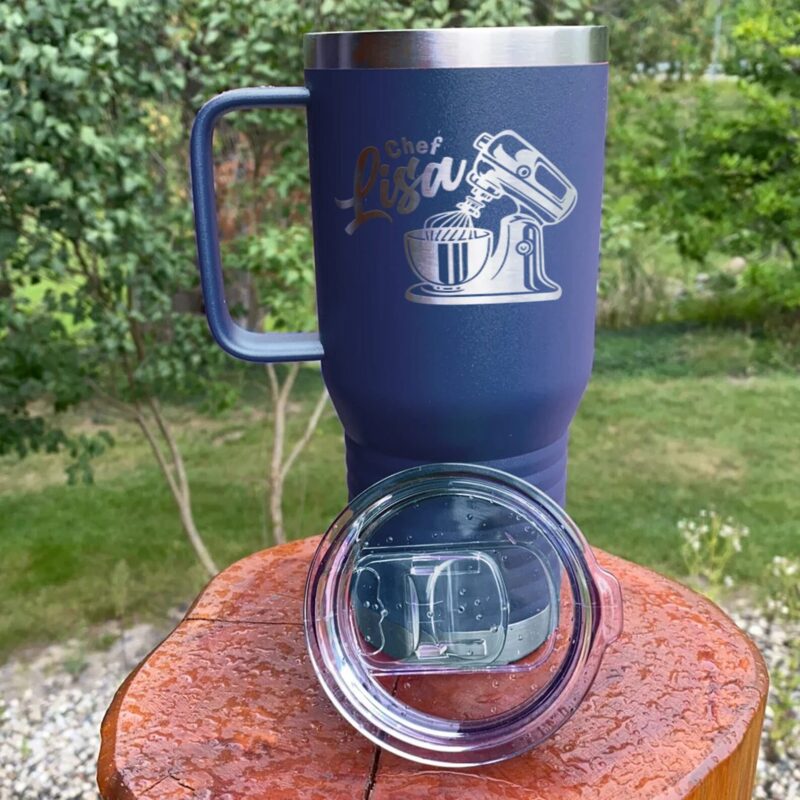 Personalized Stainless Steel Insulated 20oz Travel Mug - Image 3