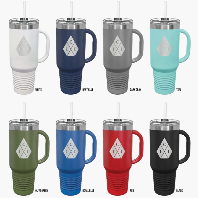 Personalized Stainless Steel Insulated 40oz Travel Mug - Image 5