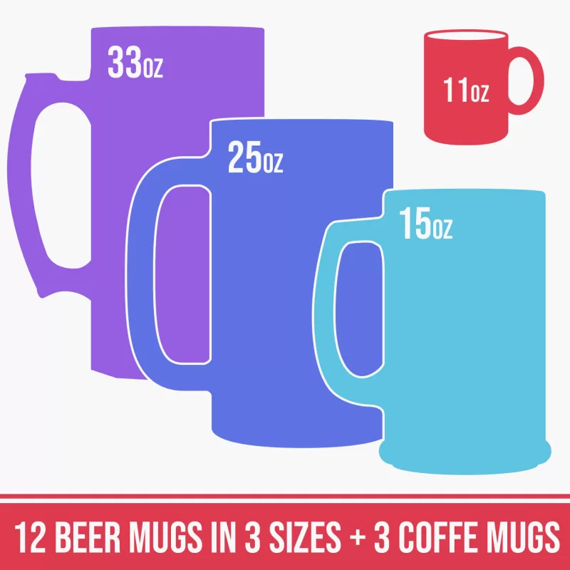 Custom Beer Mug Golf Award Package - Image 6