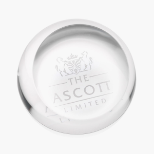 Personalized Crystal Cut Dome Paperweight