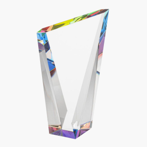 Engraved Crystal Fantasy Tower