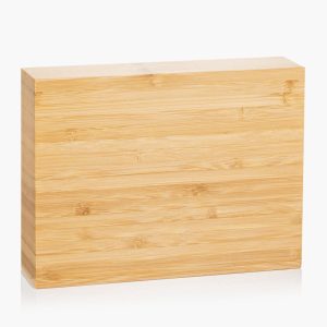 Engraved Bamboo Rectangle Block Award