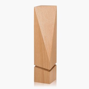 Engraved Beechwood Goldwell Tower