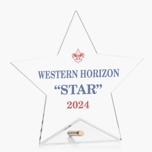 Personalized Acrylic Star with Pin