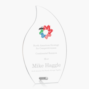 Personalized Acrylic Flame with Pin