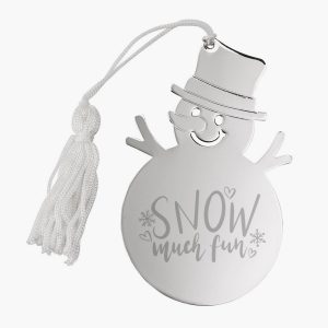 Metal Snowman Ornament