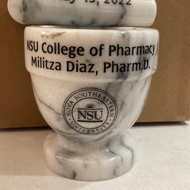 Mortar and Pestle – Engraved Personalized Pharmacist Tumbler With