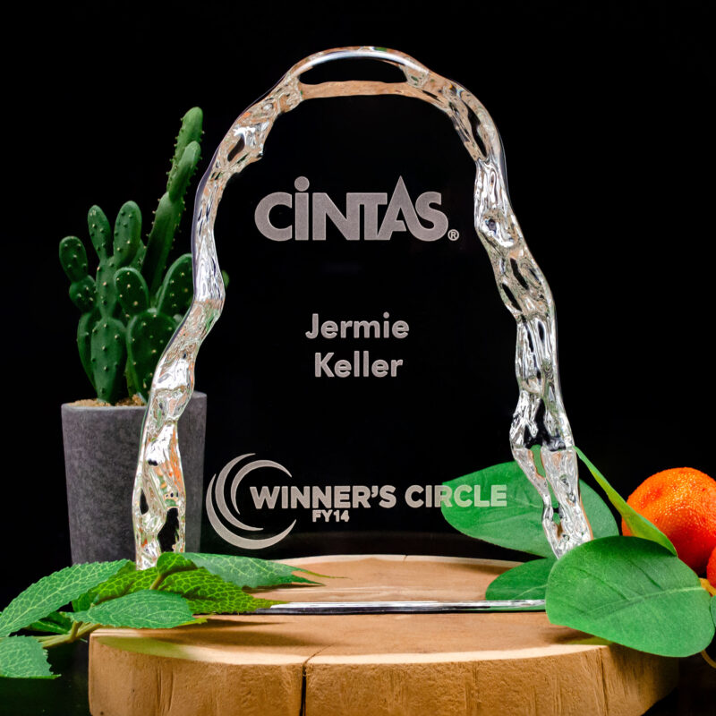 Personalized Crystal Iceberg Award - Image 2