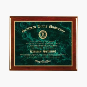 Personalized Premium Graduation Diploma Plaque