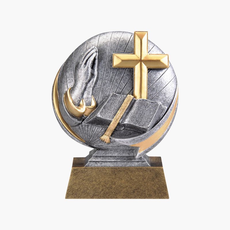 Custom Resin Victory Circle Religious Award