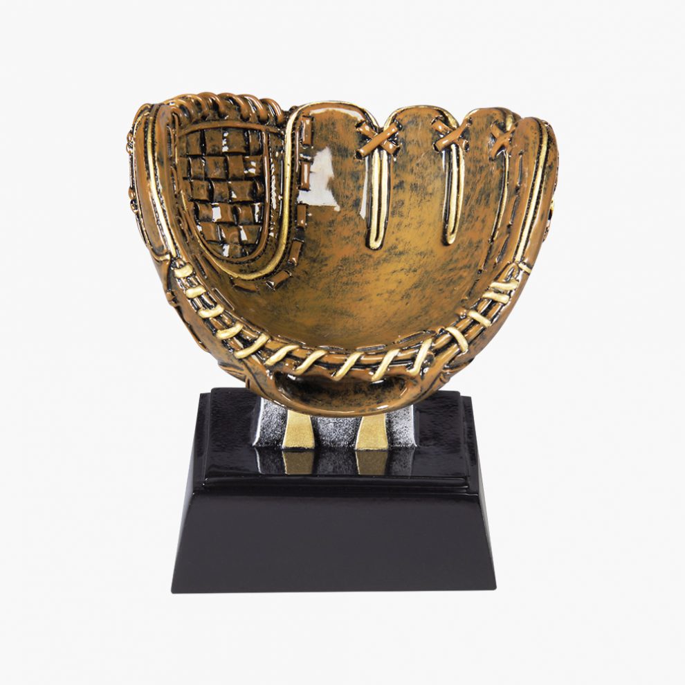 Baseball Glove Ball Holder Award Crystal Images, Inc.