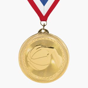 Custom Engravable Basketball Medal