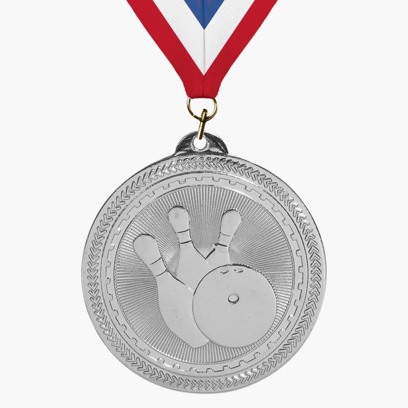 Custom Engravable Bowling Medal - Image 2
