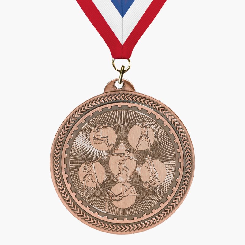 Custom Engravable Field Events Medal - Image 3