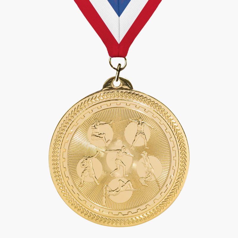 Custom Engravable Field Events Medal
