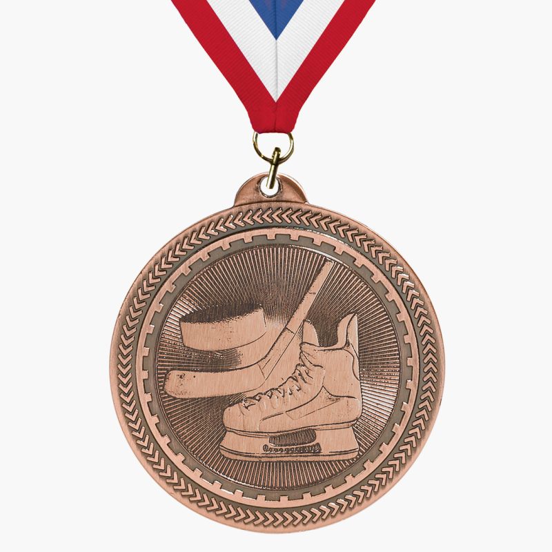Custom Engravable Hockey Medal - Image 3