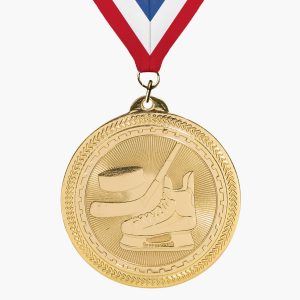 Custom Engravable Hockey Medal