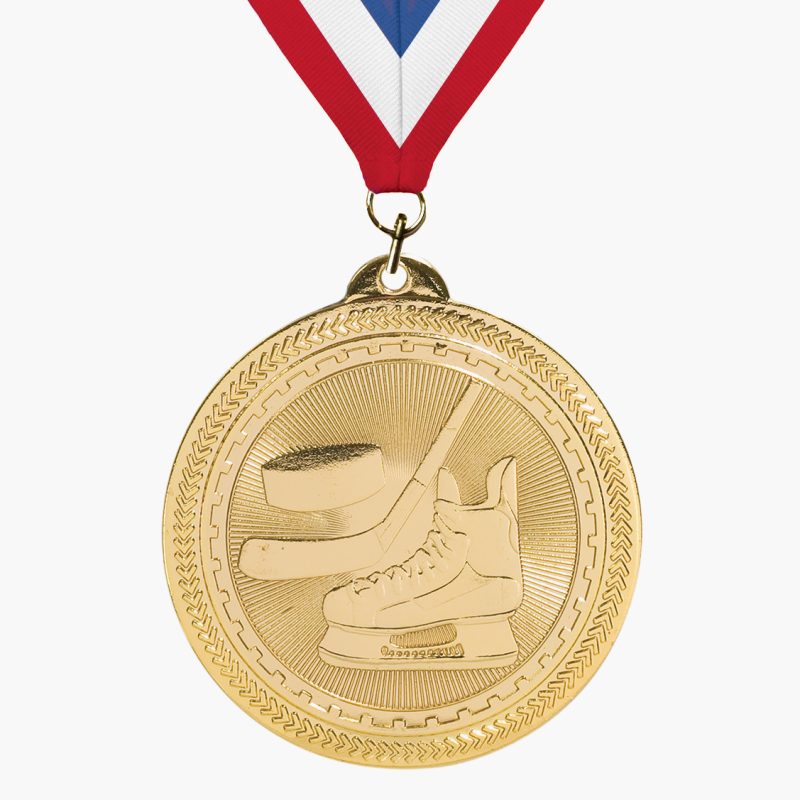 Custom Engravable Hockey Medal