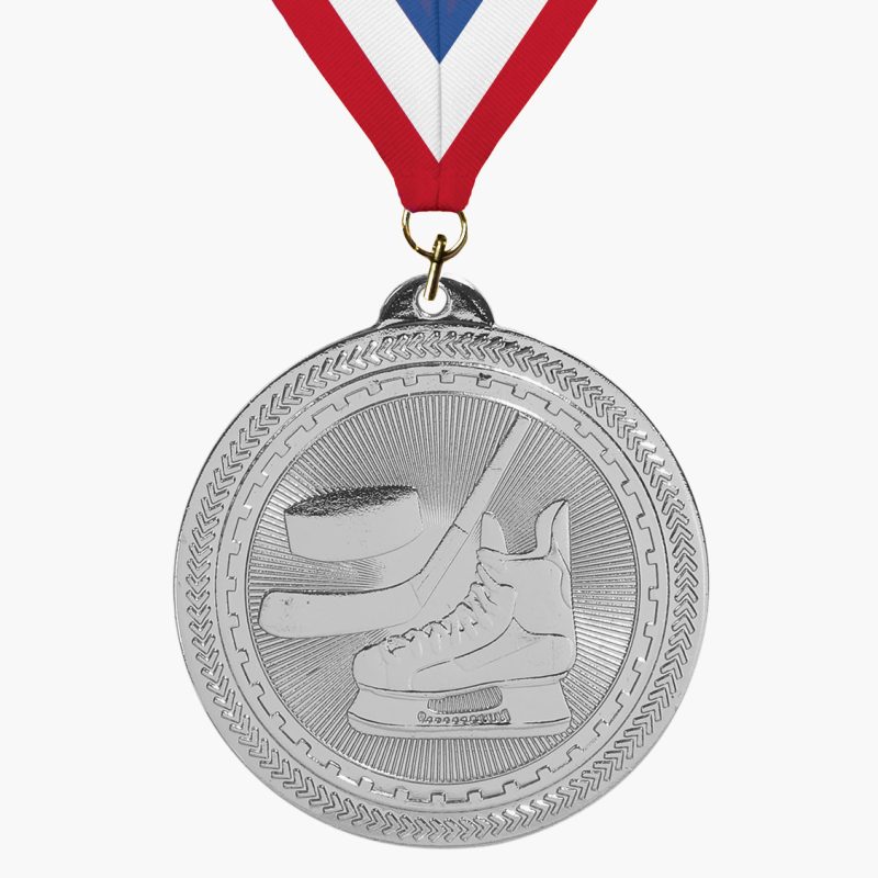 Custom Engravable Hockey Medal - Image 2