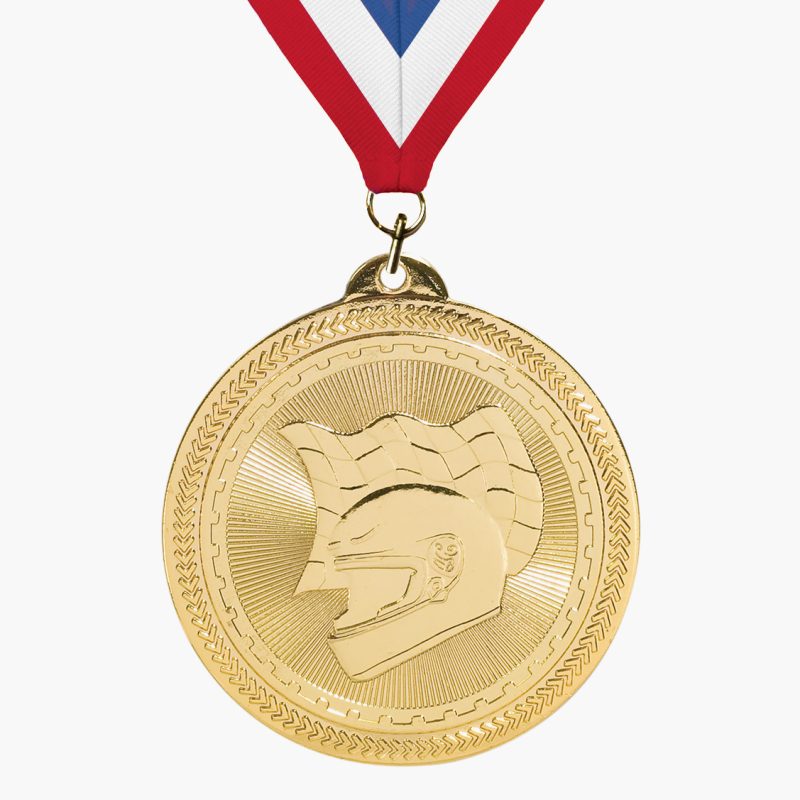 Custom Engravable Racing Medal
