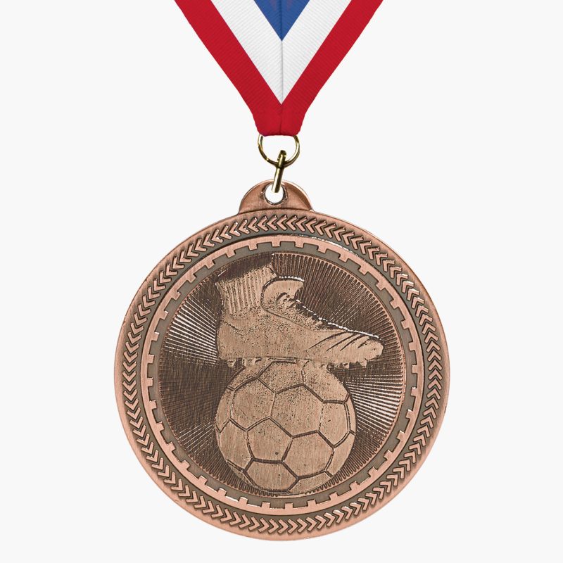 Custom Engravable Soccer Medal - Image 3