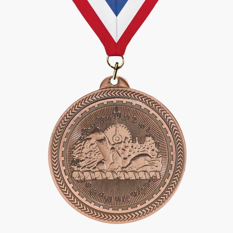 Custom Engravable Swimming Medal - Image 3