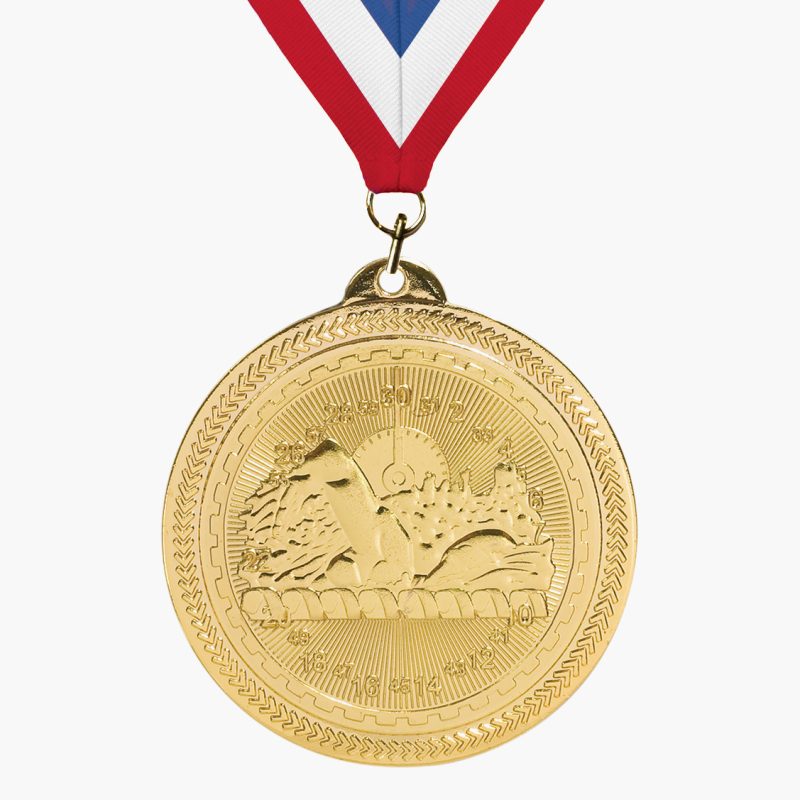 Custom Engravable Swimming Medal
