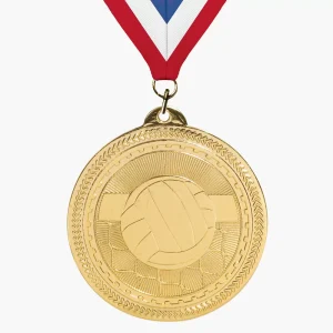 Custom Engravable Volleyball Medal