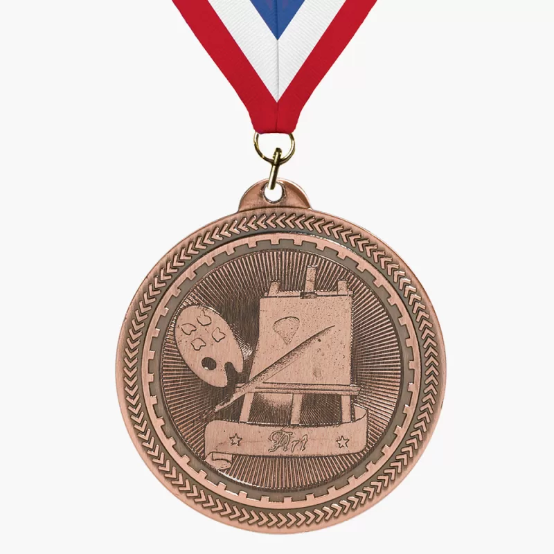Custom Engravable Art Medal - Image 3