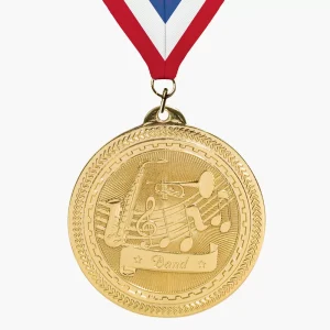 Custom Engravable Band Medal