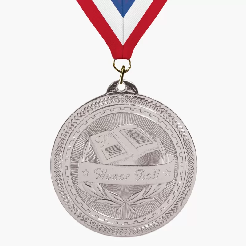 Custom Engravable Honor Roll Medal - Image 2
