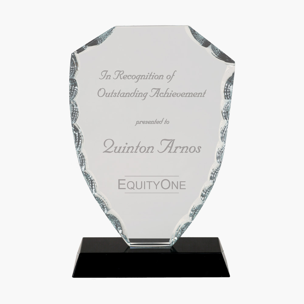 Glass POOL Crystal Trophy FREE ENGRAVING Personalised Engraved Award 3 Sizes NEW 