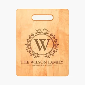 Personalized Maple Wood Cutting Board