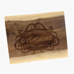 Personalized Black Walnut Charcuterie & Cutting Board