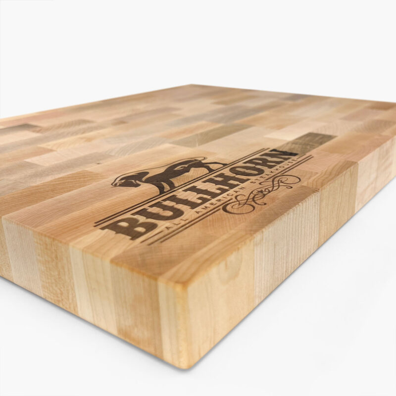 1.5" Thick Engraved Butcherblock Top Cutting Board - Image 3