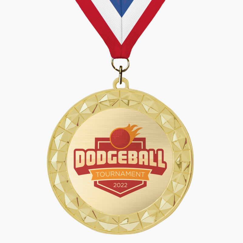 Custom Studded Diamond Medal