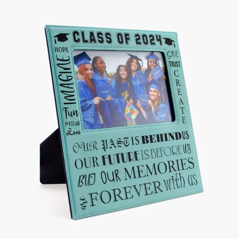 Personalized Leatherette Notable Picture Frame