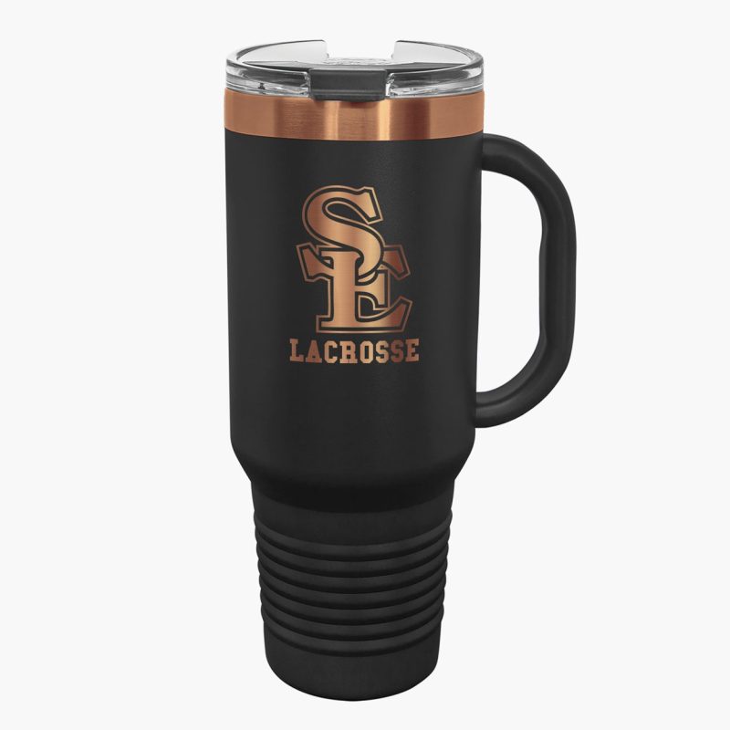 Engraved Rose Gold Insulated 40oz Travel Mug