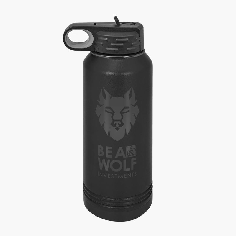 Phantom Black Insulated 32oz Water Bottle - Image 2