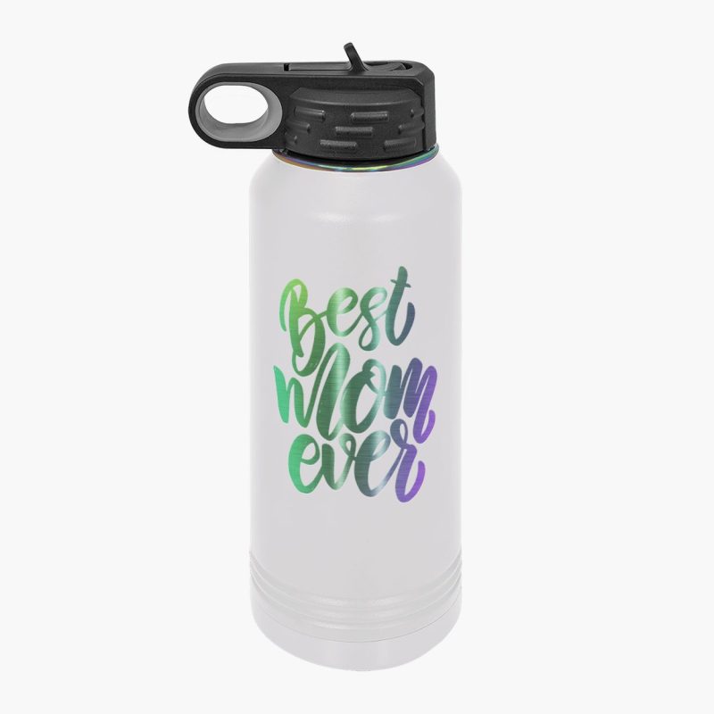 Engraved Prismatic Insulated 32oz Water Bottle