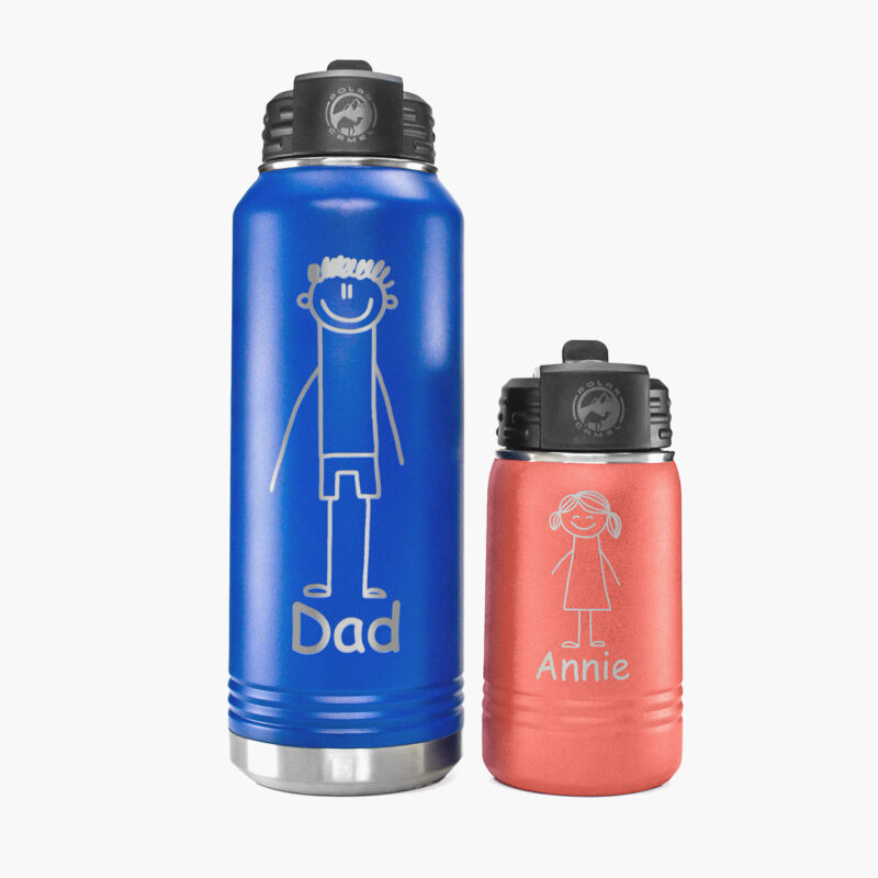 Engraved Stainless Steel Insulated Water Bottle
