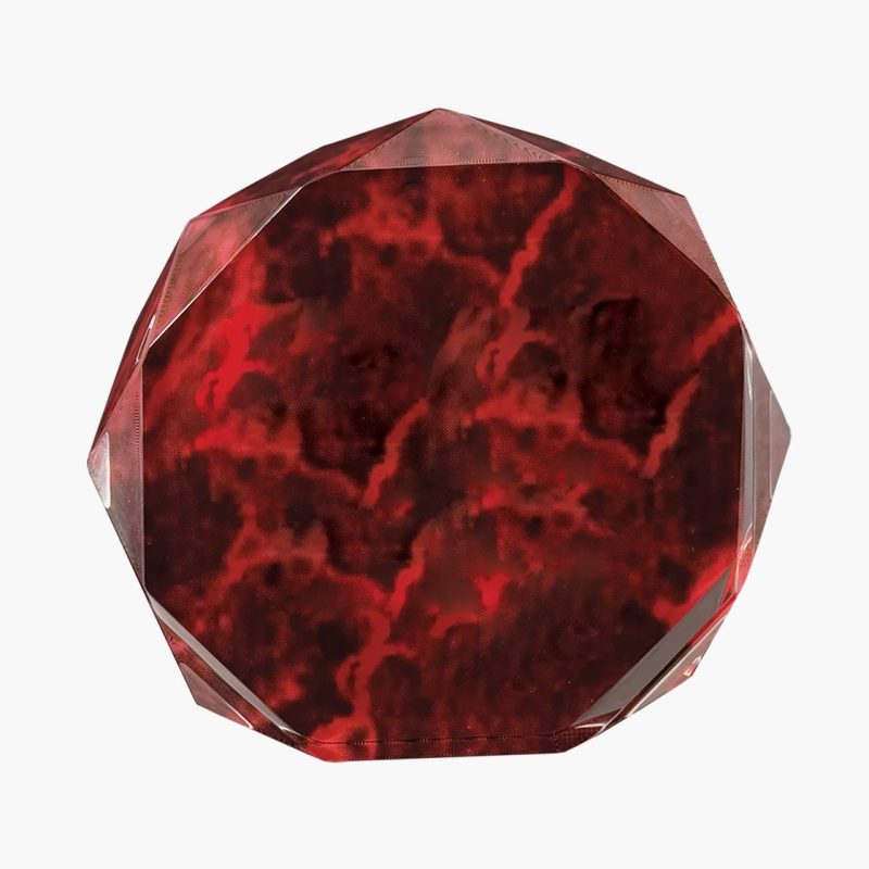 Acrylic Marble Octagon Award