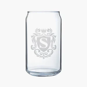 Engraved Beverage Can Glass 16oz