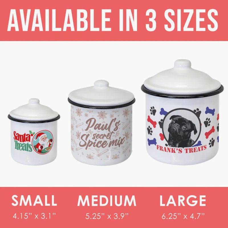 Customized Storage Canister with Lid - Image 2