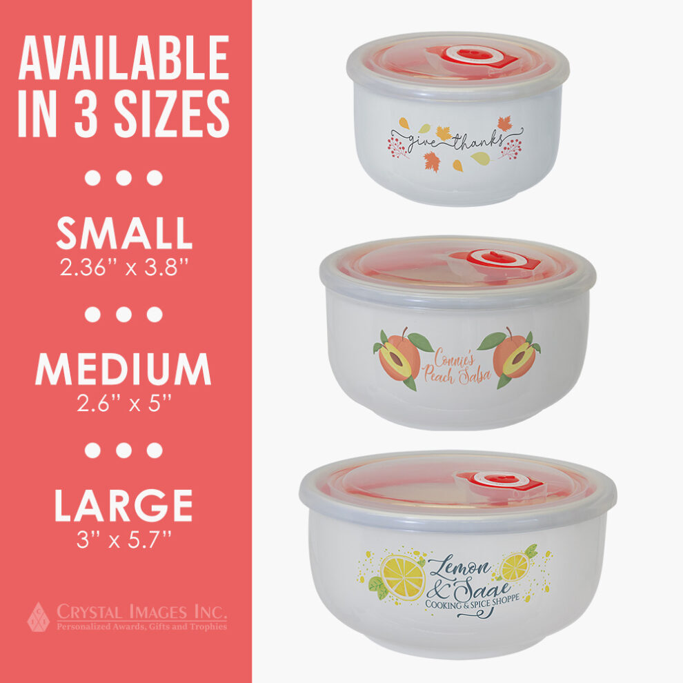 Full Color Printed Ceramic Storage Bowl Crystal Images, Inc.